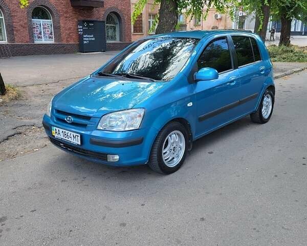 Синий Хендай Гетц, объемом двигателя 1.5 л и пробегом 187 тыс. км за 3950 $, фото 2 на Automoto.ua