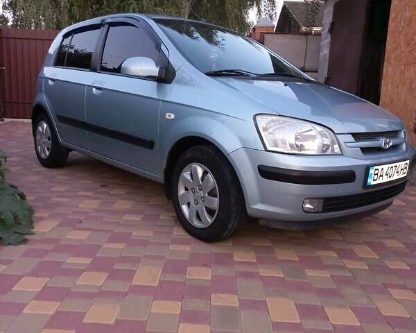Синий Хендай Гетц, объемом двигателя 1.4 л и пробегом 186 тыс. км за 5500 $, фото 2 на Automoto.ua