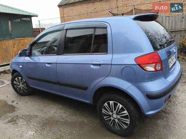 Синий Хендай Гетц, объемом двигателя 1.3 л и пробегом 317 тыс. км за 3800 $, фото 4 на Automoto.ua