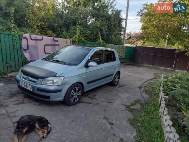 Синий Хендай Гетц, объемом двигателя 1.4 л и пробегом 263 тыс. км за 3500 $, фото 1 на Automoto.ua