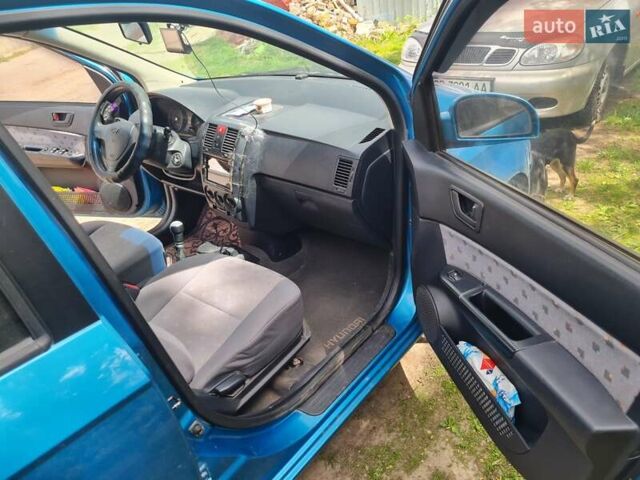 Синий Хендай Гетц, объемом двигателя 1.34 л и пробегом 204 тыс. км за 3400 $, фото 9 на Automoto.ua