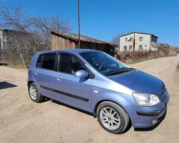 Синий Хендай Гетц, объемом двигателя 1.3 л и пробегом 222 тыс. км за 3999 $, фото 1 на Automoto.ua