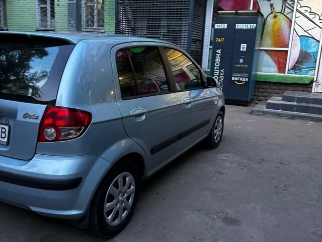 Синий Хендай Гетц, объемом двигателя 1.4 л и пробегом 214 тыс. км за 3000 $, фото 3 на Automoto.ua