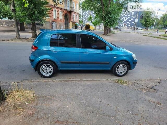 Синий Хендай Гетц, объемом двигателя 1.5 л и пробегом 187 тыс. км за 3950 $, фото 6 на Automoto.ua