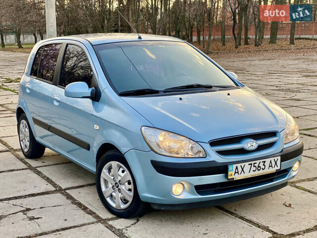Синий Хендай Гетц, объемом двигателя 1.4 л и пробегом 93 тыс. км за 4450 $, фото 1 на Automoto.ua