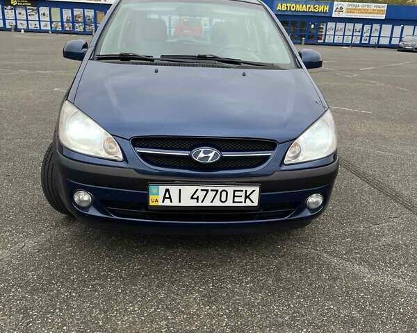 Синий Хендай Гетц, объемом двигателя 1.6 л и пробегом 175 тыс. км за 6000 $, фото 1 на Automoto.ua