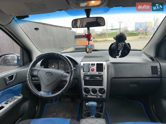 Синий Хендай Гетц, объемом двигателя 1.4 л и пробегом 150 тыс. км за 5500 $, фото 4 на Automoto.ua