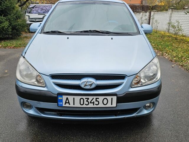 Синий Хендай Гетц, объемом двигателя 1.4 л и пробегом 234 тыс. км за 3800 $, фото 1 на Automoto.ua