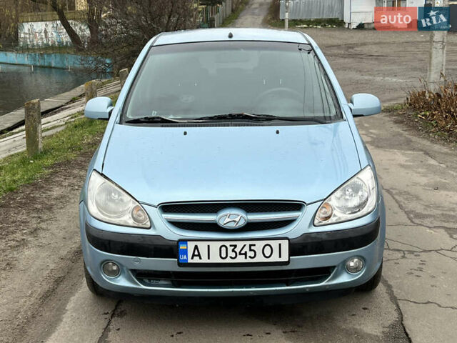 Синий Хендай Гетц, объемом двигателя 1.4 л и пробегом 217 тыс. км за 4400 $, фото 3 на Automoto.ua