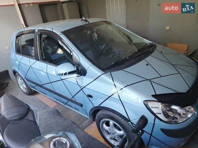 Синій Хендай Гетц, об'ємом двигуна 1.4 л та пробігом 220 тис. км за 4600 $, фото 1 на Automoto.ua