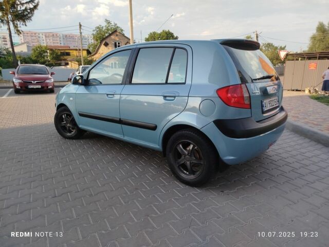 Синий Хендай Гетц, объемом двигателя 1.4 л и пробегом 242 тыс. км за 3750 $, фото 3 на Automoto.ua