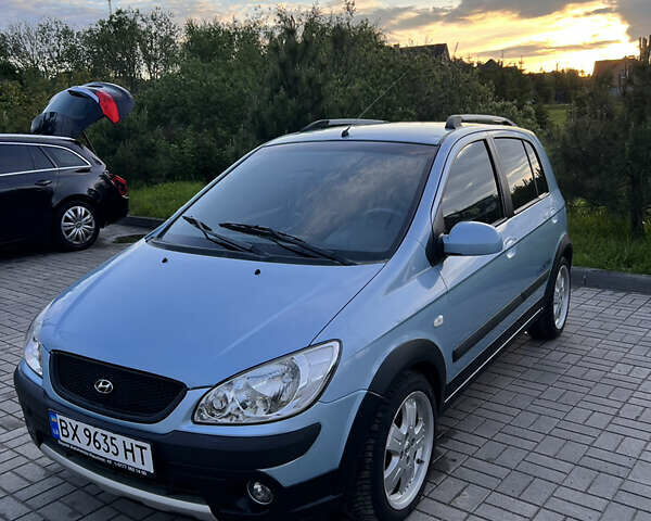 Синий Хендай Гетц, объемом двигателя 1.4 л и пробегом 168 тыс. км за 5000 $, фото 2 на Automoto.ua