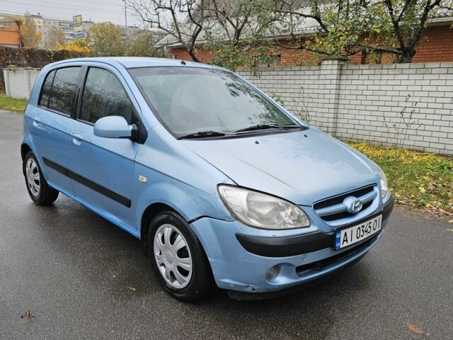 Синий Хендай Гетц, объемом двигателя 1.4 л и пробегом 234 тыс. км за 3800 $, фото 3 на Automoto.ua