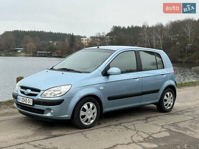 Синий Хендай Гетц, объемом двигателя 1.4 л и пробегом 217 тыс. км за 4400 $, фото 5 на Automoto.ua