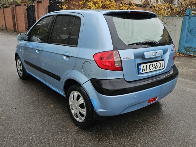 Синий Хендай Гетц, объемом двигателя 1.4 л и пробегом 234 тыс. км за 3800 $, фото 4 на Automoto.ua