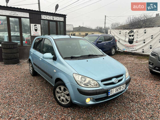 Синий Хендай Гетц, объемом двигателя 1.6 л и пробегом 161 тыс. км за 5499 $, фото 1 на Automoto.ua