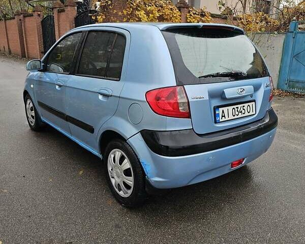 Синий Хендай Гетц, объемом двигателя 1.4 л и пробегом 234 тыс. км за 3800 $, фото 6 на Automoto.ua