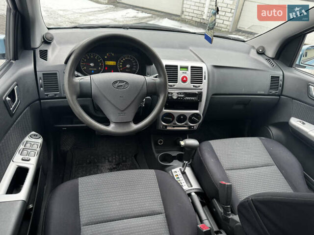 Синий Хендай Гетц, объемом двигателя 1.4 л и пробегом 230 тыс. км за 5300 $, фото 13 на Automoto.ua