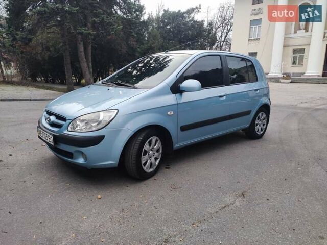 Синий Хендай Гетц, объемом двигателя 1.6 л и пробегом 96 тыс. км за 6300 $, фото 1 на Automoto.ua