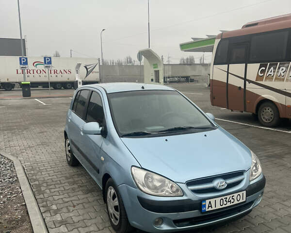 Синий Хендай Гетц, объемом двигателя 1.4 л и пробегом 235 тыс. км за 4700 $, фото 2 на Automoto.ua