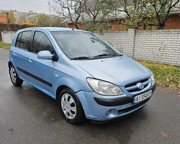 Синий Хендай Гетц, объемом двигателя 1.4 л и пробегом 234 тыс. км за 3800 $, фото 8 на Automoto.ua