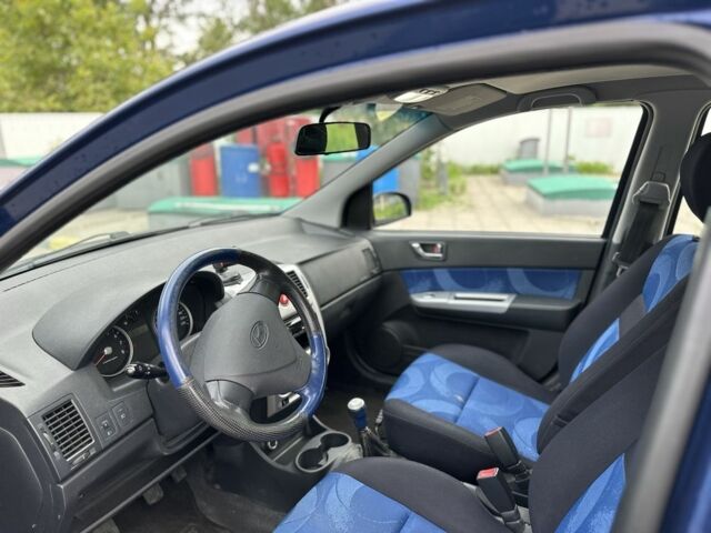 Синий Хендай Гетц, объемом двигателя 1.4 л и пробегом 163 тыс. км за 4099 $, фото 5 на Automoto.ua