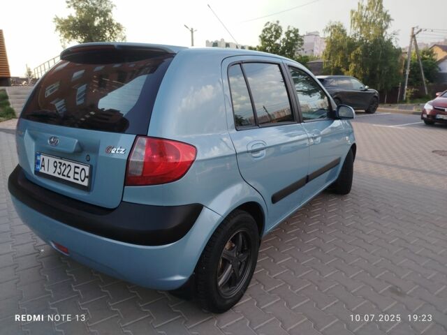 Синий Хендай Гетц, объемом двигателя 1.4 л и пробегом 242 тыс. км за 3750 $, фото 6 на Automoto.ua