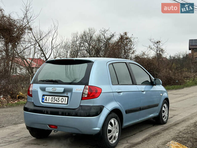 Синий Хендай Гетц, объемом двигателя 1.4 л и пробегом 217 тыс. км за 4400 $, фото 7 на Automoto.ua