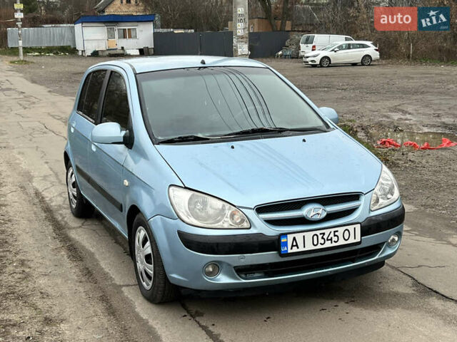 Синий Хендай Гетц, объемом двигателя 1.4 л и пробегом 217 тыс. км за 4400 $, фото 2 на Automoto.ua