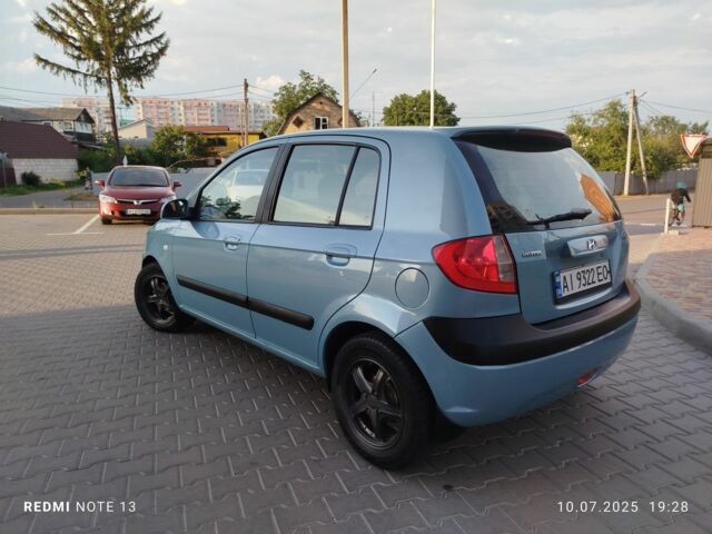 Синий Хендай Гетц, объемом двигателя 1.4 л и пробегом 242 тыс. км за 3750 $, фото 7 на Automoto.ua