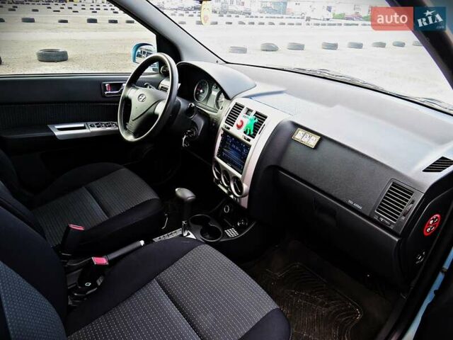 Синий Хендай Гетц, объемом двигателя 1.4 л и пробегом 129 тыс. км за 5950 $, фото 14 на Automoto.ua