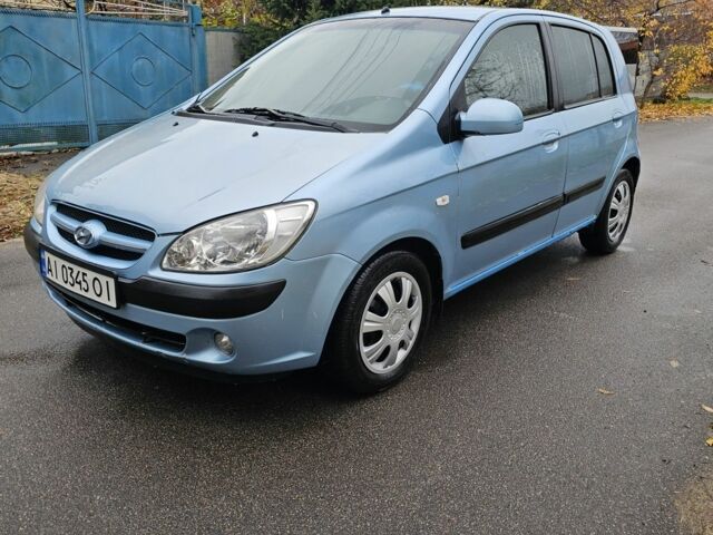 Синий Хендай Гетц, объемом двигателя 1.4 л и пробегом 234 тыс. км за 3800 $, фото 2 на Automoto.ua