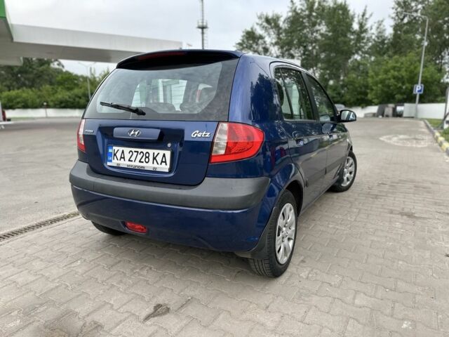 Синий Хендай Гетц, объемом двигателя 1.4 л и пробегом 163 тыс. км за 4099 $, фото 3 на Automoto.ua