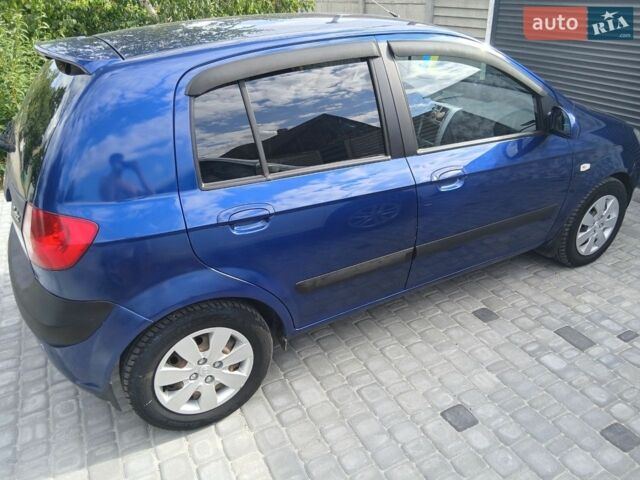 Синий Хендай Гетц, объемом двигателя 1.4 л и пробегом 185 тыс. км за 4300 $, фото 1 на Automoto.ua