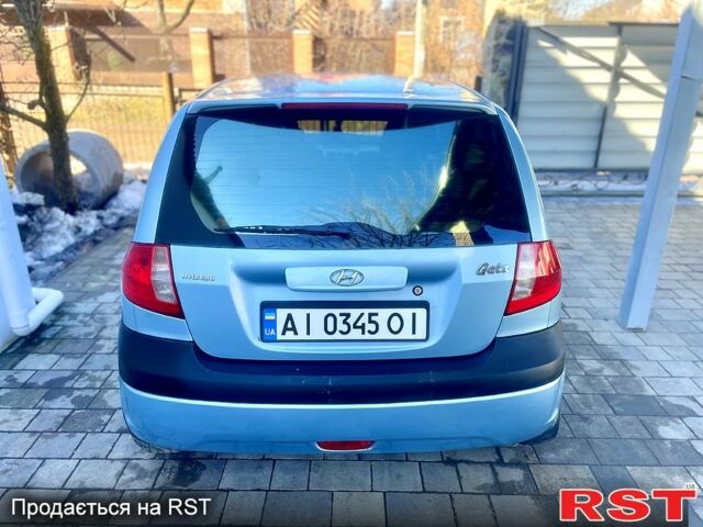 Синий Хендай Гетц, объемом двигателя 1.4 л и пробегом 217 тыс. км за 4250 $, фото 6 на Automoto.ua
