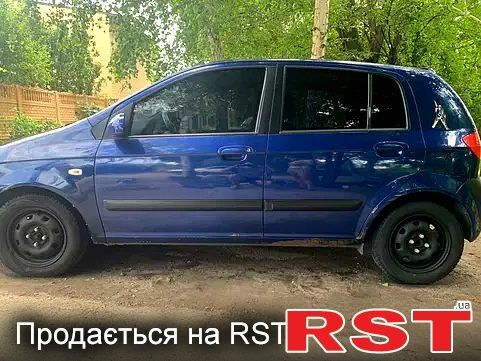 Синій Хендай Гетц, об'ємом двигуна 1.6 л та пробігом 193 тис. км за 3500 $, фото 1 на Automoto.ua