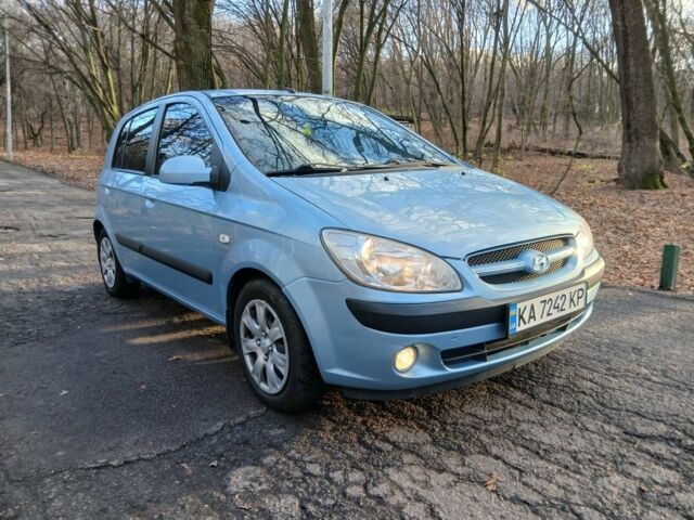 Синий Хендай Гетц, объемом двигателя 1.4 л и пробегом 236 тыс. км за 4600 $, фото 3 на Automoto.ua