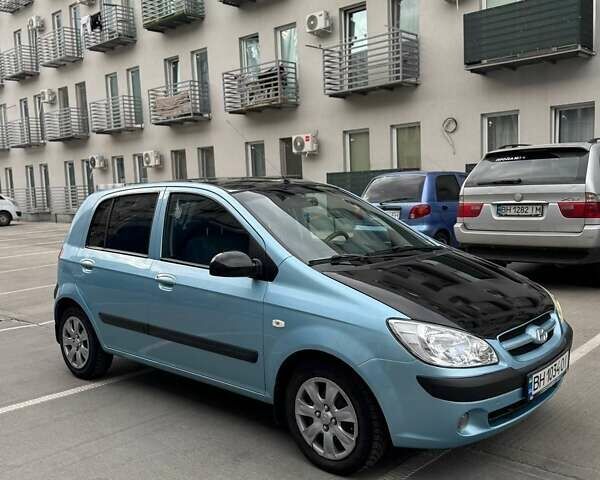 Синий Хендай Гетц, объемом двигателя 1.4 л и пробегом 240 тыс. км за 3250 $, фото 1 на Automoto.ua