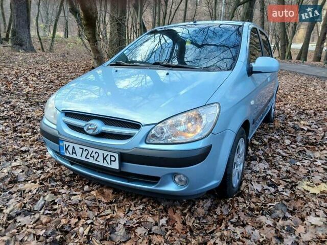Синий Хендай Гетц, объемом двигателя 1.4 л и пробегом 236 тыс. км за 4600 $, фото 2 на Automoto.ua