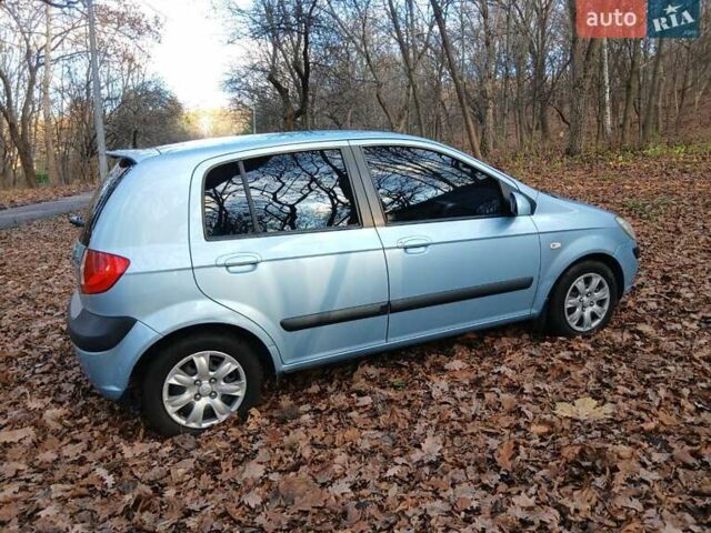 Синий Хендай Гетц, объемом двигателя 1.4 л и пробегом 236 тыс. км за 4600 $, фото 10 на Automoto.ua