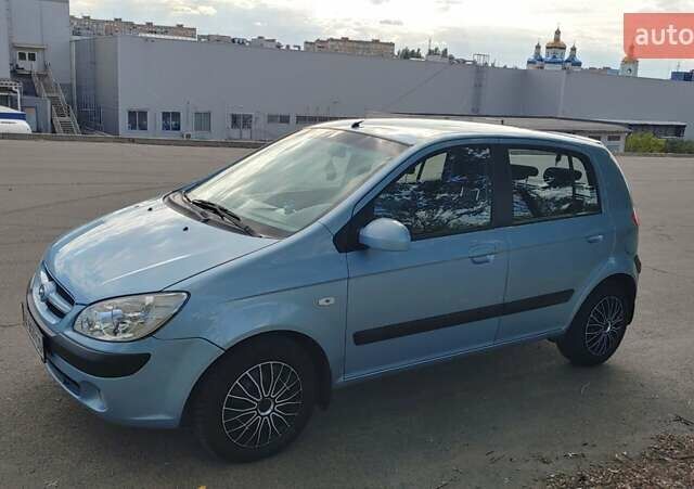 Синий Хендай Гетц, объемом двигателя 1.4 л и пробегом 177 тыс. км за 5600 $, фото 6 на Automoto.ua