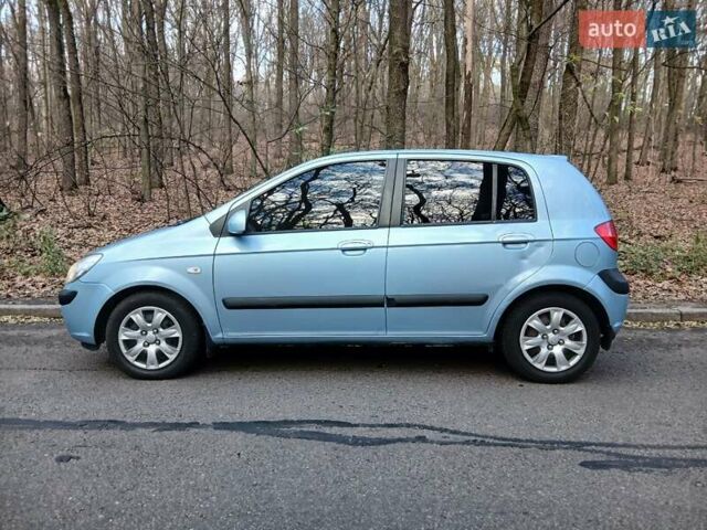 Синий Хендай Гетц, объемом двигателя 1.4 л и пробегом 236 тыс. км за 4600 $, фото 15 на Automoto.ua
