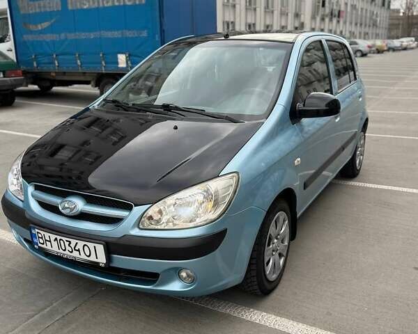 Синий Хендай Гетц, объемом двигателя 1.4 л и пробегом 240 тыс. км за 3250 $, фото 2 на Automoto.ua