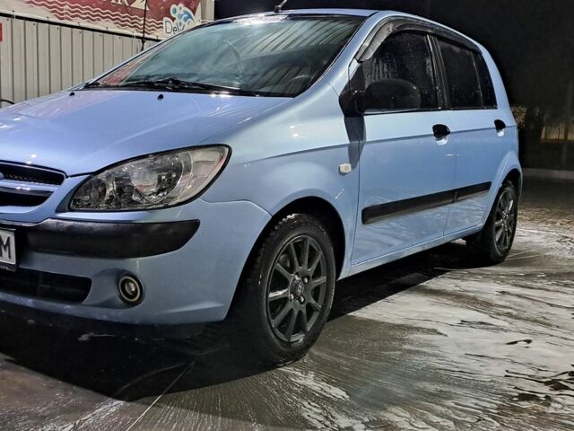 Синий Хендай Гетц, объемом двигателя 1.1 л и пробегом 140 тыс. км за 4300 $, фото 2 на Automoto.ua