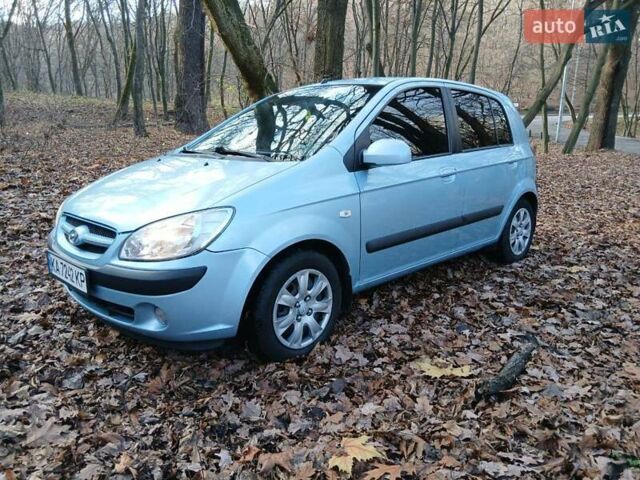 Синий Хендай Гетц, объемом двигателя 1.4 л и пробегом 236 тыс. км за 4600 $, фото 1 на Automoto.ua