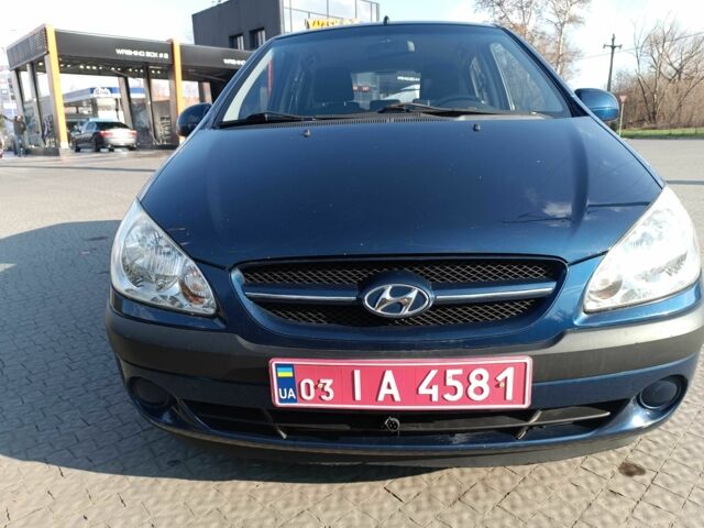 Синий Хендай Гетц, объемом двигателя 1.6 л и пробегом 230 тыс. км за 5500 $, фото 1 на Automoto.ua