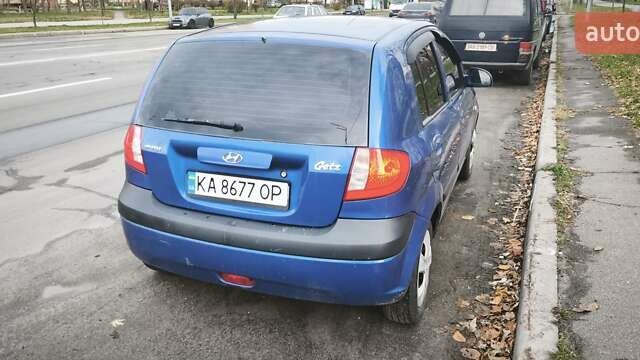 Синий Хендай Гетц, объемом двигателя 1.4 л и пробегом 215 тыс. км за 3499 $, фото 5 на Automoto.ua