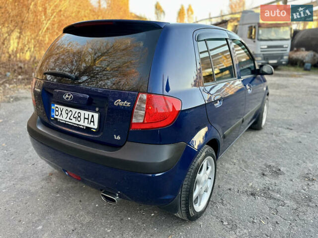 Синій Хендай Гетц, об'ємом двигуна 1.6 л та пробігом 190 тис. км за 4799 $, фото 16 на Automoto.ua