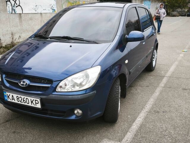 Синий Хендай Гетц, объемом двигателя 1.6 л и пробегом 208 тыс. км за 4499 $, фото 1 на Automoto.ua