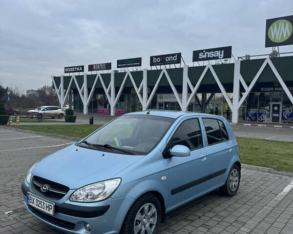 Синий Хендай Гетц, объемом двигателя 1.4 л и пробегом 112 тыс. км за 6500 $, фото 2 на Automoto.ua